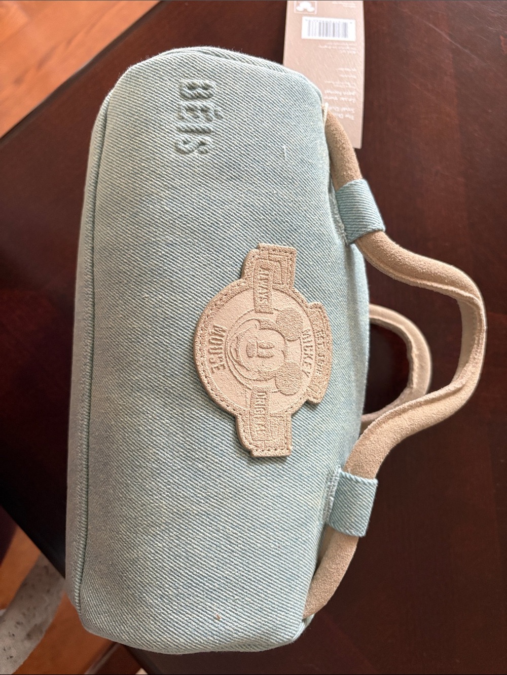 BEIS - The Disney Small Duffle in Blue Jeans - NWT